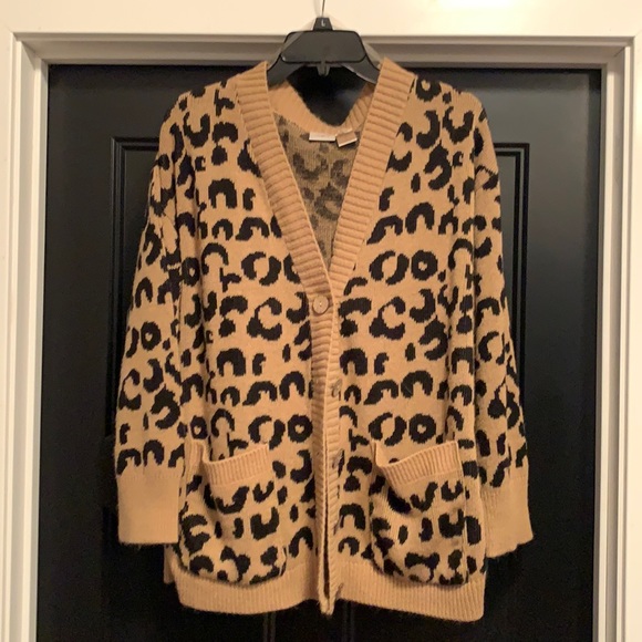 Daytrip Sweaters - Daytrip Leopard Cardigan